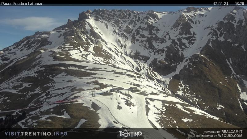 Webkamera Ski center Latemar